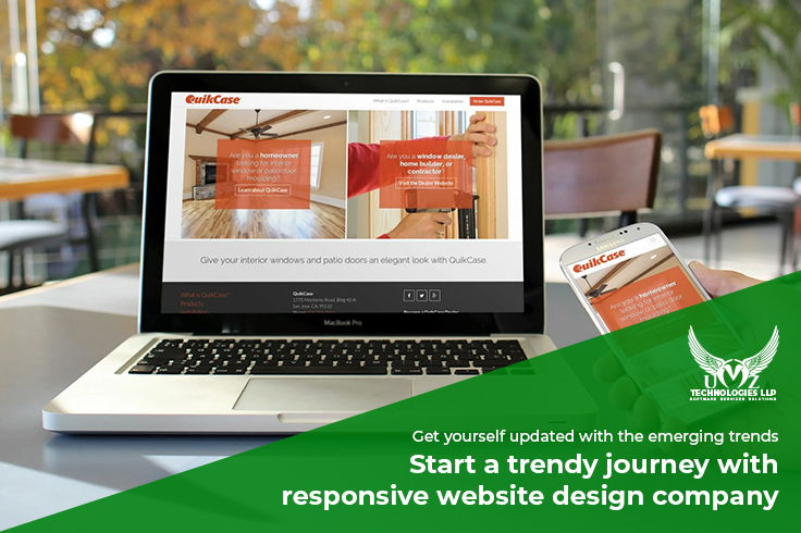 Start a trendy journey with the responsive website design company